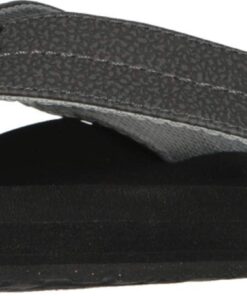 Sanuk Men's Burm Flip-Flop 8 Charcoal