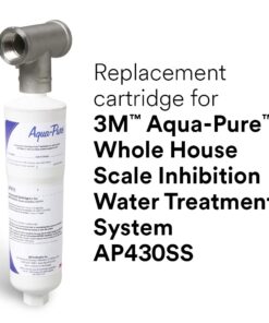 Aqua-Pure Whole House Scale Inhibition Inline Replacement Water Cartridge AP431, For Aqua-Pure System AP430SS, Helps Prevent Scale Buildup On Hot Water Heaters, Boilers, Plumbing Pipes and Fixtures Replacement Cartridge 13 61FAdwNOfL