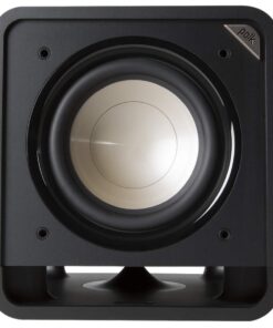 Polk Audio HTS 12 Powered Subwoofer with Power Port Technology | 12” Woofer, up to 400W Amp | For the Ultimate Home Theater Experience | Modern Sub that Fits in any Setting | Washed Black Walnut 28 61FEH8KEchL