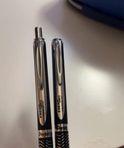 Pentel EnerGel Alloy RT Premium Gel Ink Pen, (0.7mm), Barrel, Black Ink, 1 Pack (BL407ABPA) 1 Count (Pack of 1) Liquid Gel Pen 16 61FFGnSXvcL