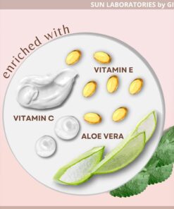 Sun Laboratories By Giesee Dark Sunsation Tinted Self Tanning Lotion 8 oz | Fake Tan, Self Tan, Self Tanner | Organic, Non Toxic Body Bronzer & Face Tanning Lotion | Sunless Tan, Instant Natural Tan, 8 Ounce Very Dark 22 61FHC6QucUL