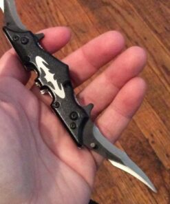 Icetek Sports Batman Dual Blade Knife, Black, 11.5" Large 22 61FIIqk4sTL