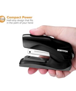Alternative view of Bostitch Office Heavy Duty Stapler, 40 Sheet Capacity, No Jam, Half Strip, Fits into the Palm of Your Hand, For Classroom, Office or Desk, Black