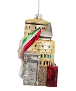 Kurt Adler 5-Inch Glass Rome Cityscape Ornament 12 61FME21yMOL