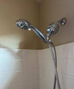 AquaDance High Pressure 6-Setting 3.5" Chrome Face Handheld Shower with Hose for the Ultimate Shower Experience! Officially Independently Tested to Meet Strict US Quality & Performance Standards! 2.5 Gallon Per Minute 21 61FMqrr8YCL