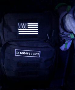 EmbTao in GOD We Trust Embroidered Tactical Morale Fastener Hook&Loop Patch - Black & White 24 61FOE1wnESL 2