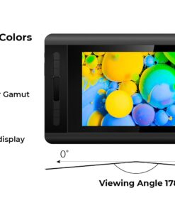 XP-PEN Artist12 11.6 Inch FHD Drawing Monitor Pen Display Graphic Monitor with PN06 Battery-Free Multi-Function Pen Holder and Glove 8192 Pressure Sensitivity 27 61FQPFq03VL