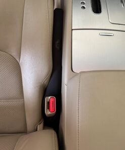 Drop Stop - The Original Patented Car Seat Gap Filler (AS SEEN ON Shark Tank) - Set of 2 and Slide Free Pad and Light 38 61FQxQMSRmL
