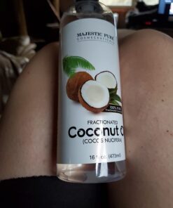 Majestic Pure Fractionated Coconut Oil - Relaxing Massage Oil, Liquid Carrier Oil for Diluting Essential Oils - Skin, Lip, Body & Hair Oil Moisturizer & Softener - 16 fl oz 39 61FQxszvlGL 2