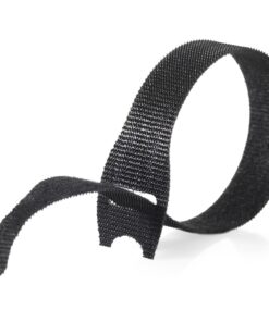 VELCRO Brand ONE WRAP Thin Ties | Strong & Reusable | Perfect for Fastening Wires & Organizing Cords | Black & Gray, 8 x 1/2-Inch | 25 Black + 25 Gray Ties 38 61FRYcD3uaL