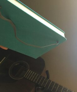 Lemome Thick Classic Notebook with Pen Loop A5 College Ruled Hardcover Writing Notebook with Pocket + Page Dividers Gifts, Banded, Large, 180 Pages, 8.4 x 5.7 in green 46 61FRjutFSAL