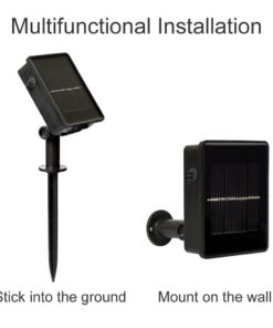 Solar String Lights 200 LED Waterproof 72ft 8 Modes Solar Powered Christmas Fairy String Lights for Outdoor Xmas Patio Path Party Lawn Garden Wedding Party Holiday Decoration (Warm White) 32 61FTSN7BQCL