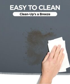 lebogner Back Seat Cover For Kids + 3 Pocket Storage Organizer, 2 Pack X-Large Multifunctional Kick Mats Backseat Protector, Car Seat Back Protectors For Vehicles To Protect From Dirt & Scuffs, Grey Kick Mats + 3 Organizers Pockets 13 61FTxrN OsL 1