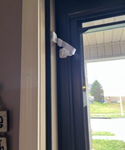 Door Buddy Baby Proof Door Latch for Cats - Grey. Adjustable Cat Door Strap Keeps Baby Out of Cat Food & Litter Box. Simple Child Door Locks for Kids Safety. Baby Gate Cat Door Interior Alternative 26 61FUHZdaU3L