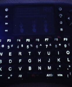 (Upgraded)Rii 2.4GHz Mini Wireless Keyboard with Touchpad,QWERTY,LED Backlit,Portable Keyboard for laptop/PC/Tablets/Windows/Mac/TV/Xbox/PS3/Raspberry Pi .(i8+ Black) 31 61FUIS2DtL