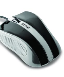 iHome by Lifeworks Technology IH-M1020B Linea - Corded Optical Mouse (Black) Black
