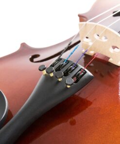 ARTALL 4/4 Handmade Student Acoustic Violin Beginner Pack with Bow, Hard Case, Chin Rest, Spare Strings, Rosin and Bridge, Glossy Antique 4/4 Glossy Antique 16 61FW1w0EuHL