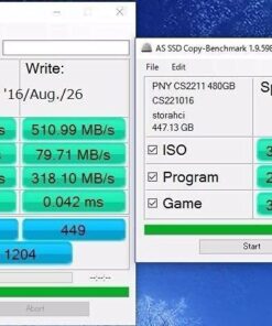 PNY CS2211 480GB Pro Gaming 2.5” SATA III MLC Internal Solid State Drive (SSD) - (SSD7CS2211-480-RB) 480 GB 29 61FXUpz7JgL