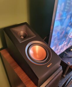 Klipsch RP-500SA Dolby Atmos Surround Sound Speakers (Ebony) (1066507) Ebony 35 61FY1Hs ZXL