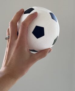 AppleRound Pack of 4 Sports Balls with 1 Pump: 1 Each of 5" Soccer Ball, 5" Basketball, 5" Playground Ball, and 6.5" Football (4 Balls and 1 Pump) 41 61FYduoVgjL