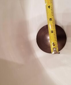 KES Bathroom Faucet Vessel Vanity Sink Pop Up Drain Stopper with Overflow Oil Rubbed Bronze, All Metal Rustproof Brass and 304 Stainless Steel, S2008A-ORB With Overflow, 1 Pack 37 61FYkgHbugL