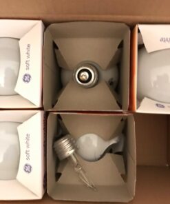 GE 12979 Incandescent G25, 6 Count (Pack of 1), Soft White, 6 Bulb 17 61FZUQn1npL