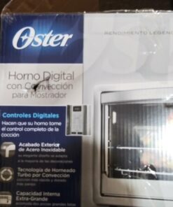 Oster Toaster Oven, 7-in-1 Countertop Toaster Oven, 10.5" x 13" Fits 2 Large Pizzas, Stainless Steel Convection Oven 40 61FZbXU6iIL