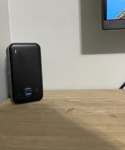 USB C Docking Station Dual Monitor for MacBook Pro/Air, 13-in-2 Triple Display Laptop USB-C Hub, Type C Dock with 2 4K HDMI, VGA, PD3.0, 7 USB, RJ45, 3.5mm Audio 43 61FbODaMjPL