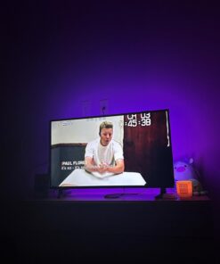 Tv Led Backlight, Maylit 8.2ft Led Strip Lights for 40-60in Tv, USB Powered Tv Lights kit with Remote, RGB Bias Lighting for Room Decor RGB (Remote Control) 8.2FT for 40''-60'' TV 38 61FfAmi2gnL