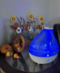 Pure Enrichment® MistAire™ Ultrasonic Cool Mist Humidifier - Quiet Air Humidifier for Bedroom, Nursery, Office, & Indoor Plants - Lasts Up To 25 Hours MistAire (Large) 41 61FfLM3JBbL 2