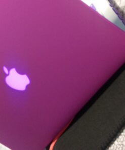 Se7enline Compatible with A1425/A1502 Case Touch Hard Shell Cover for MacBook Pro Retina 13 inch Laptop Accessories Sleeve Bag, Rubberized Keyboard Skin, LCD Screen Protector, Dust Plug,Deep Purple 13 inch (2020-Now Version) Red 31 61FgJm7JyL