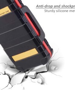 Camera Battery and Memory Card Storage Case, SD CF Memory Cards Holder Case, Waterproof & Shockproof Plastic Tank Organizer for Nikon, Canon Camera Batteries, Good for Outdoor Travel Use 19 61FiT4z6SRL