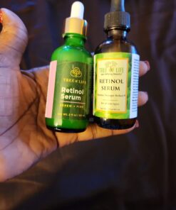 Tree of Life Retinol Serum for Face w/Hydrating Hyaluronic Acid for Wrinkle Soothing, Fine Lines & Dark Spots - 2 Fl Oz - Renew & Reset Nighttime Serums - Dermatologist Tested Facial Skin Care 2 Fl Oz (Pack of 1) 51 61FjB5yUnXL