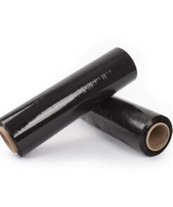 16 Rolls 18 inch x 1500 Feet Stretch Wrap 80 Gauge Heavy Duty Shrink Film, Extra Strong 18 inch Black Hand Stretch Wrap, Pack of 16 Rolls Black 18" wide x 16 Rolls 16 61FjtQbV2L