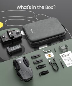 Holy Stone HS720R 3 Axis Gimbal GPS Drones with Camera for Adults 4K EIS; FPV RC Drone, Foldable Quadcopter with 10000 Feet Video Transmission Control Range, Brushless Motor, Follow Me, Auto Return 31 61FkCWNaVlL