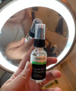 YEOUTH Glycolic Acid Peel for Face Professional 30% Gel with Retinol & Green Tea, Chemical Peel for Face at Home for Wrinkles, Dark Spots & Acne, Skin Care Chemical Exfoliant, Glycolic Acid Serum Glycolic 30% Peel 1oz 40 61FkUBEJ7fL
