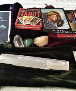 Paper Mart Tarot Rune Bag Bundle of 4: Moss Green, Navy Blue, Purple, Wine 6" x 9" 46 61FkUlFqq4L