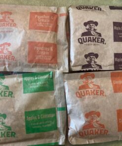 Quaker Instant Oatmeal, 4 Flavor Variety Pack, Individual Packets, 48 Count Variety Pack - Classic 4 Flavor 1.46 Ounce (Pack of 48) 36 61Flr6DobCL