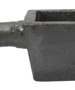 40 oz Troy Ounce Loaf Cast Iron Ingot Mold for Melting Casting Refining Gold Silver Copper Aluminum Brass Precious Metals