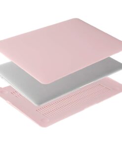 MOSISO Compatible with MacBook Air 13 inch Case (Models: A1369 & A1466, Older Version 2010-2017 Release), Protective Plastic Hard Shell Case & Keyboard Cover & Screen Protector, Rose Quartz 44 61Fm1KmlnEL