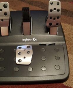 Logitech G920 Driving Force Racing Wheel and Floor Pedals, Real Force Feedback, Stainless Steel Paddle Shifters, Leather Steering Wheel Cover for Xbox Series X|S, Xbox One, PC, Mac - Black 36 61Fmrzw5wOL