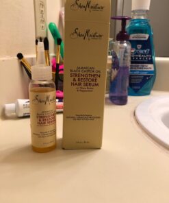 Sheamoisture Hair Serum Oil for Damaged Hair Jamaican Black Castor Oil Hair Oil with Shea Butter 2 oz Clean Scent 2 Fl Oz (Pack of 1) 39 61Fn0Z3q2RL
