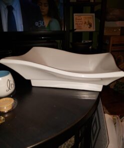 Bathroom White Ceramic Porcelain Vessel Vanity Sink 7459 +FREE Pop Up Drain White -7459 30 61FoEpaeaUL