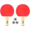 Butterfly RDJ2 2 Player Ping Pong Paddle Set – Includes 2 Ping Pong Rackets and 3 Ping Pong Balls – Ping Pong Paddle Set of 2 – Ping Pong Paddles and Balls – Table Tennis Paddle Set RDJ 2 Player Set 14 61FrX2nMgNL