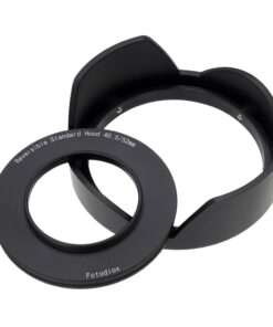 Fotodiox Reversible Lens Hood Kit for E-Mount PZ 16-50mm F3.5-5.6 OSS E-Mount Power Zoom Lens, Reversible Tulip Flower Hood w/Cap 33 61FsdxyA7FL