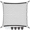 9 MOON® 4 Hooks Car Trunk Cargo Net Mesh Storage Organizer - Car Net for Kids Luggage - Universal Car Accessories Net 29 61FtRiOXaUL