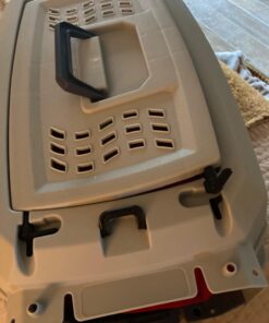 Amazon Basics - 2-Door Top-Load Hard-Sided Dogs, Cats Pet Travel Carrier, Gray & Blue, 22.8"L x 15.0"W x 13.0"H Two-Door Top-Load 89 61FwO398jLL 1