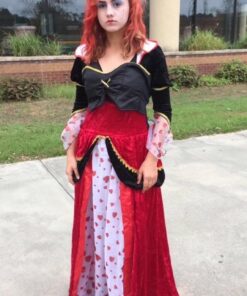 Forum Novelties womens Alice in Wonderland Costume Queen Of Hearts, Red, Standard US 29 61FyQF4zW4L