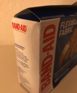 Band-Aid Brand Flexible Fabric Adhesive Bandages for Wound Care & First Aid, Assorted Sizes, 100 ct 100 Count 40 61FyeXnykZL