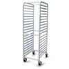 New Star Foodservice 36527 Commercial-Grade Aluminum 20-Tier Sheet Pan/Bun Pan Rack, 26" L x 20" W x 69" H with Brake Wheels 29 61Fz39JhngL
